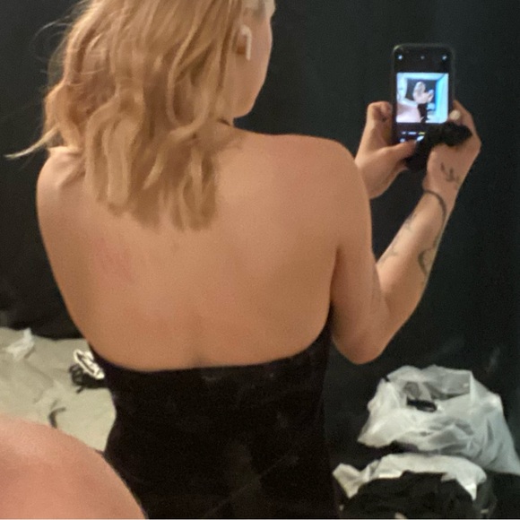 LA SENZA SMALL PUEPLE VELVET DRESS - Picture 5 of 5